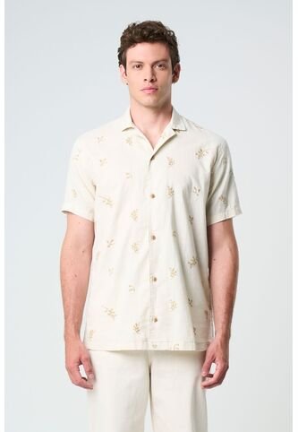 Camisa Manga Corta Misuri Para Hombre Bordada Camisa Manga Corta Misuri Para Hombre Bordada Arena L VÉLEZ Vélez