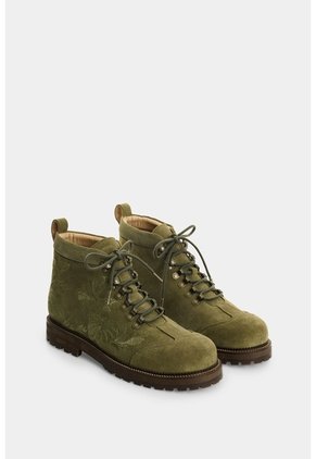 Botas En Carnaza Bordada Para Hombre Nacar Botas En Carnaza Bordada Para Hombre Nacar Verde Oliva 39 VÉLEZ