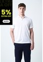 Polo Lucca Manga Corta Para Hombre Texturizada Polo Lucca Manga Corta Para Hombre Texturizada Blanco S VÉLEZ de Vélez