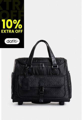 Maleta De Viaje Bloom 2 En Jacquard Para Mujer Sistema Trolley Maleta De Viaje Bloom 2 En Jacquard Para Mujer Sistema Trolley Negro VÉLEZ Vélez