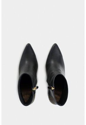 Botines Office Kira De Cuero Para Mujer Mini Taches Botines Office Kira De Cuero Para Mujer Mini Taches Negro 39 VÉLEZ