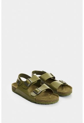 Sandalia En Cuero Para Hombre Fail Sandalia En Cuero Para Hombre Fail Verde 44 VÉLEZ