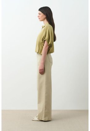 Camisa Thani Manga Corta Para Mujer Camisa Thani Manga Corta Para Mujer Verde Oliva XS VÉLEZ