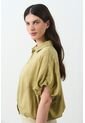 Camisa Thani Manga Corta Para Mujer Camisa Thani Manga Corta Para Mujer Verde Oliva XS VÉLEZ de Vélez