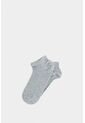 Calcetines Tobilleros Lines 3 De Algodón Para Hombre Detalle Acanalado Calcetines Tobilleros Lines 3 De Algodón Para Hombre Detalle Acanalado Gris XS VÉLEZ de Vélez