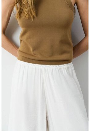 Pantalón Silueta Palazzo Para Mujer Gael Pantalón Silueta Palazzo Para Mujer Gael Crema 10 VÉLEZ