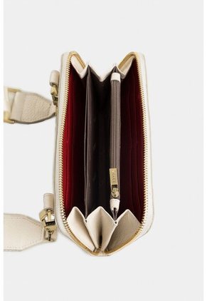 Porta Chequera De Cuero Para Mujer Vesubio Porta Chequera De Cuero Para Mujer Vesubio Blanco Vélez