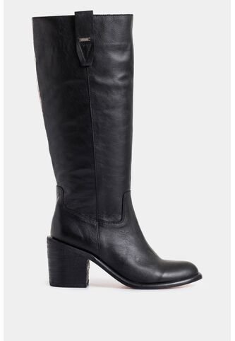 Botas Zolan De Cuero Para Mujer Caña Alta Botas Zolan De Cuero Para Mujer Caña Alta Negro 36 VÉLEZ Vélez