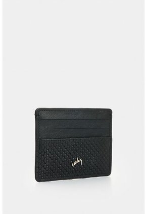 Portadocumento De Cuero Con Textura Para Mujer Senda Portadocumento De Cuero Con Textura Para Mujer Senda Negro VÉLEZ