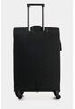 Maleta De Viaje Bloom En Jacquard Para Mujer Apliques Cuero Maleta De Viaje Bloom En Jacquard Para Mujer Apliques Cuero Negro VÉLEZ de Vélez