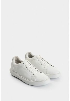 Tenis Cabernet De Cuero Para Hombre Acabado Abatanado Tenis Cabernet De Cuero Para Hombre Acabado Abatanado Blanco 39 VÉLEZ