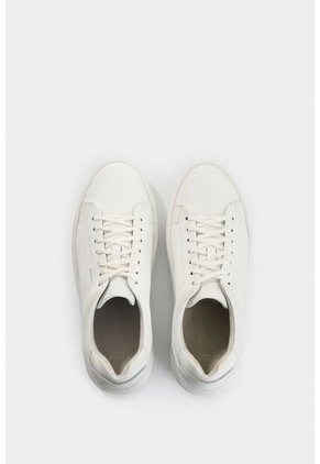 Tenis Cabernet De Cuero Para Hombre Acabado Abatanado Tenis Cabernet De Cuero Para Hombre Acabado Abatanado Blanco 39 VÉLEZ