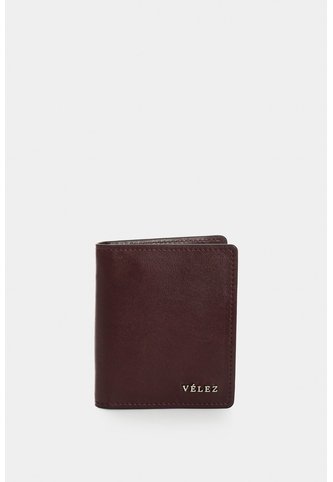 Billetera En Cuero Para Hombre Cuma Billetera En Cuero Para Hombre Cuma Vinotinto VÉLEZ Vélez