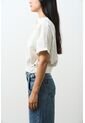 Camisa Topacio Para Mujer Manga Corta Integrada Camisa Topacio Para Mujer Manga Corta Integrada Crema XS VÉLEZ de Vélez