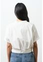 Camisa Topacio Para Mujer Manga Corta Integrada Camisa Topacio Para Mujer Manga Corta Integrada Crema XS VÉLEZ de Vélez