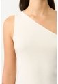 Top Tejido Asimetrico Para Mujer Quimera Top Tejido Asimetrico Para Mujer Quimera Crema XS VÉLEZ de Vélez
