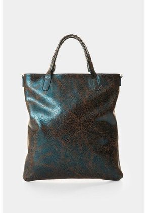 Shopping De Cuero Folia Para Mujer Nómada Shopping De Cuero Folia Para Mujer Nómada Azul Aguamarina VÉLEZ