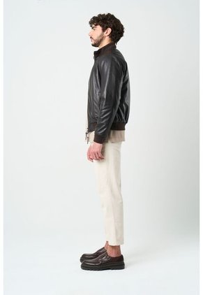 Chaqueta Clásica Doble Faz De Cuero Para Hombre Luminia Chaqueta Clásica Doble Faz De Cuero Para Hombre Luminia Cafe M VÉLEZ