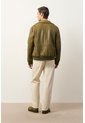 Chaqueta Aviador De Cuero Para Hombre Nila Chaqueta Aviador De Cuero Para Hombre Nila Verde Oliva XL VÉLEZ de Vélez