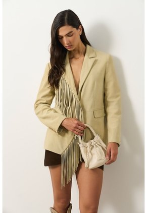 Blazer En Gamuza Para Mujer Lyra Blazer En Gamuza Para Mujer Lyra Arena S VÉLEZ