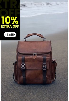 Morral Archaeology De Cuero Semi Brillante Para Hombre Ajuste Chapas Morral Archaeology De Cuero Semi Brillante Para Hombre Ajuste Chapas Miel VÉLEZ