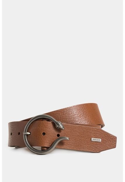 Cinturón Unifaz Ori De Cuero Para Mujer Chapa Serpiente Cinturón Unifaz Ori De Cuero Para Mujer Chapa Serpiente Miel XL Vélez