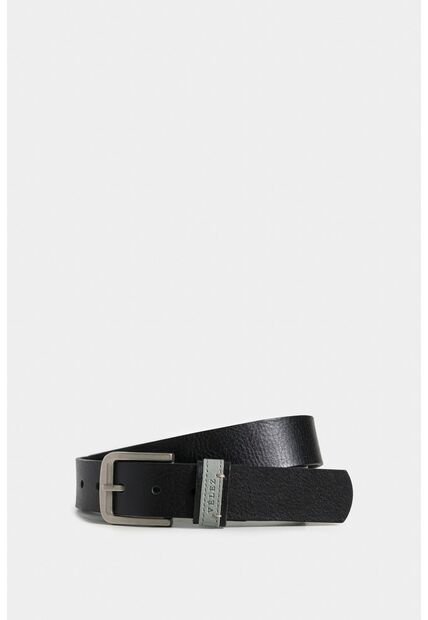 Cinturón Unifaz Inza De Cuero Para Hombre Pasador Contraste Cinturón Unifaz Inza De Cuero Para Hombre Pasador Contraste Negro 38 Vélez