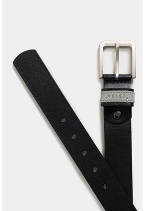 Cinturón Unifaz Inza De Cuero Para Hombre Pasador Contraste Cinturón Unifaz Inza De Cuero Para Hombre Pasador Contraste Negro 38 Vélez