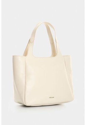 Shopping De Cuero Para Mujer Ailana Shopping De Cuero Para Mujer Ailana Blanco VÉLEZ