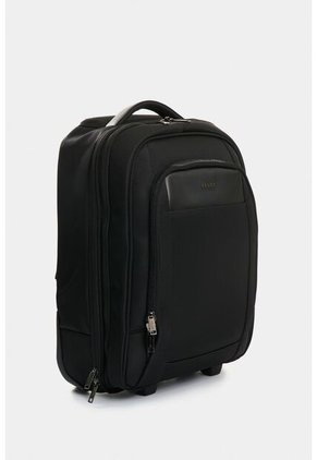 Morral Arezzo En Lona Para Hombre Detalle Cuero Morral Arezzo En Lona Para Hombre Detalle Cuero Negro VÉLEZ