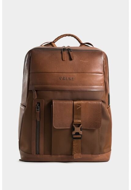 Morral árida De Cuero Y Lona Para Hombre Multifuncional Morral árida De Cuero Y Lona Para Hombre Multifuncional Miel VÉLEZ
