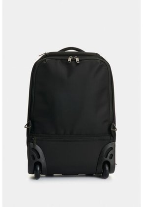 Morral Arezzo En Lona Para Hombre Detalle Cuero Morral Arezzo En Lona Para Hombre Detalle Cuero Negro VÉLEZ