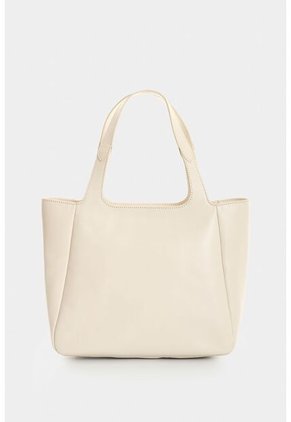 Shopping De Cuero Para Mujer Ailana Shopping De Cuero Para Mujer Ailana Blanco VÉLEZ