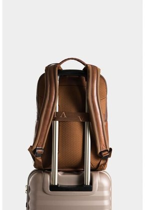 Morral árida De Cuero Y Lona Para Hombre Multifuncional Morral árida De Cuero Y Lona Para Hombre Multifuncional Miel VÉLEZ