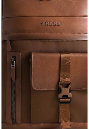 Morral árida De Cuero Y Lona Para Hombre Multifuncional Morral árida De Cuero Y Lona Para Hombre Multifuncional Miel VÉLEZ