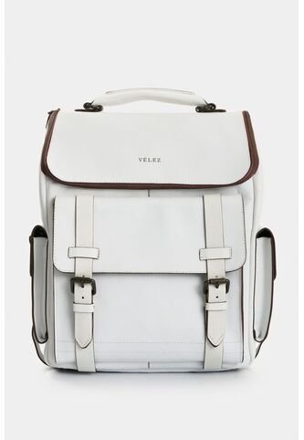 Morral Archaeology De Cuero Para Hombre Personalización Morral Archaeology De Cuero Para Hombre Personalización Blanco VÉLEZ Vélez