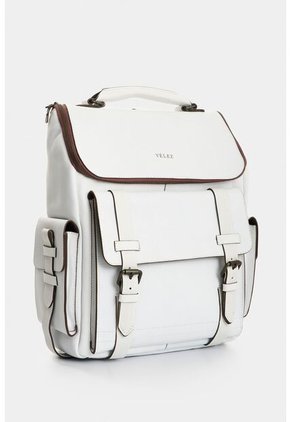 Morral Archaeology De Cuero Para Hombre Personalización Morral Archaeology De Cuero Para Hombre Personalización Blanco VÉLEZ