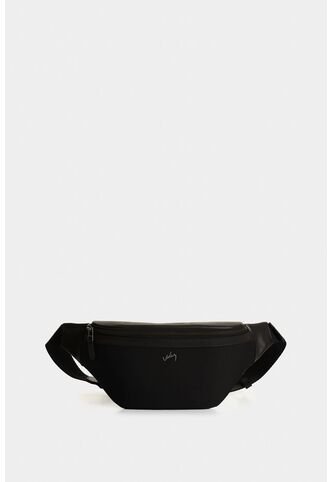 Riñonera En Lona Y Cuero Para Hombre Sira Riñonera En Lona Y Cuero Para Hombre Sira Negro VÉLEZ Vélez
