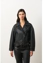 Chaqueta Biker En Cuero Quimera Para Mujer Chaqueta Biker En Cuero Quimera Para Mujer Negro M VÉLEZ de Vélez