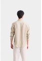 Camisa Manga Larga En Lino Para Hombre Silueta Semi Ajustada Camisa Manga Larga En Lino Para Hombre Silueta Semi Ajustada Verde Oliva XXL VÉLEZ de Vélez