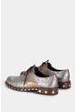 Zapatos Cordón Oxford De Cuero Folia Para Mujer Detalle De Taches Zapatos Cordón Oxford De Cuero Folia Para Mujer Detalle De Taches Gris Pistola 39 Vélez de Vélez