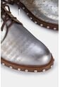 Zapatos Cordón Oxford De Cuero Folia Para Mujer Detalle De Taches Zapatos Cordón Oxford De Cuero Folia Para Mujer Detalle De Taches Gris Pistola 39 Vélez de Vélez