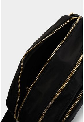 Manos Libres En Lona Y Cuero Para Mujer Square Manos Libres En Lona Y Cuero Para Mujer Square Negro VÉLEZ