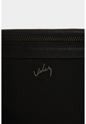 Riñonera En Lona Y Cuero Para Hombre Sira Riñonera En Lona Y Cuero Para Hombre Sira Negro VÉLEZ