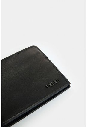 Producto Prueba Marcación Laser-no Comprar Billetera De Cuero Para Hombre Elia Negro VÉLEZ