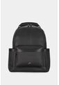 Morral San Patricio De Cuero Y Lona Para Hombre Aplique Metálico Morral San Patricio De Cuero Y Lona Para Hombre Aplique Metálico Negro VÉLEZ de Vélez