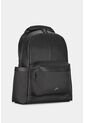 Morral San Patricio De Cuero Y Lona Para Hombre Aplique Metálico Morral San Patricio De Cuero Y Lona Para Hombre Aplique Metálico Negro VÉLEZ de Vélez