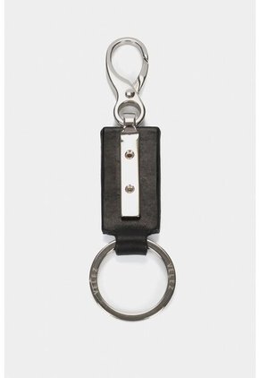 Llavero Retro De Cuero Mosquetón Negro Llavero Retro De Cuero Mosquetón Negro VÉLEZ