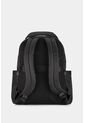 Morral San Patricio De Cuero Y Lona Para Hombre Aplique Metálico Morral San Patricio De Cuero Y Lona Para Hombre Aplique Metálico Negro VÉLEZ de Vélez