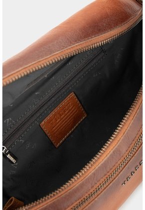 Riñonera Tivoli De Cuero Para Hombre Reata En Nylon Miel Riñonera Tivoli De Cuero Para Hombre Reata En Nylon Miel VÉLEZ